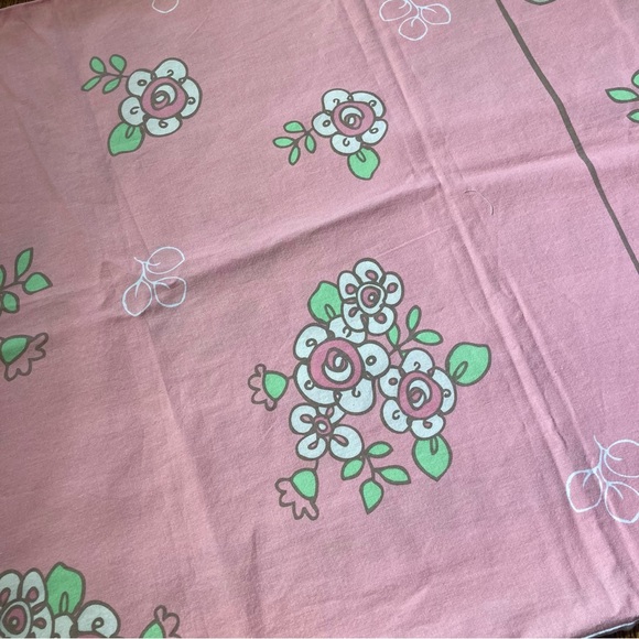 5/$25 Cute y2k “ Fun Time in Fairy Land “ Bunny Rabbit Pillowcase Pink floral - Picture 3 of 5